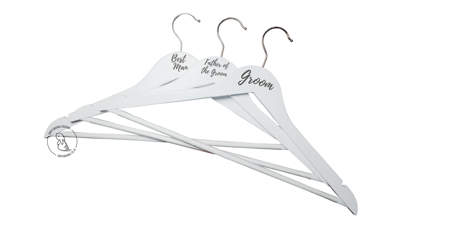Standard Wooden Wedding Hangers
