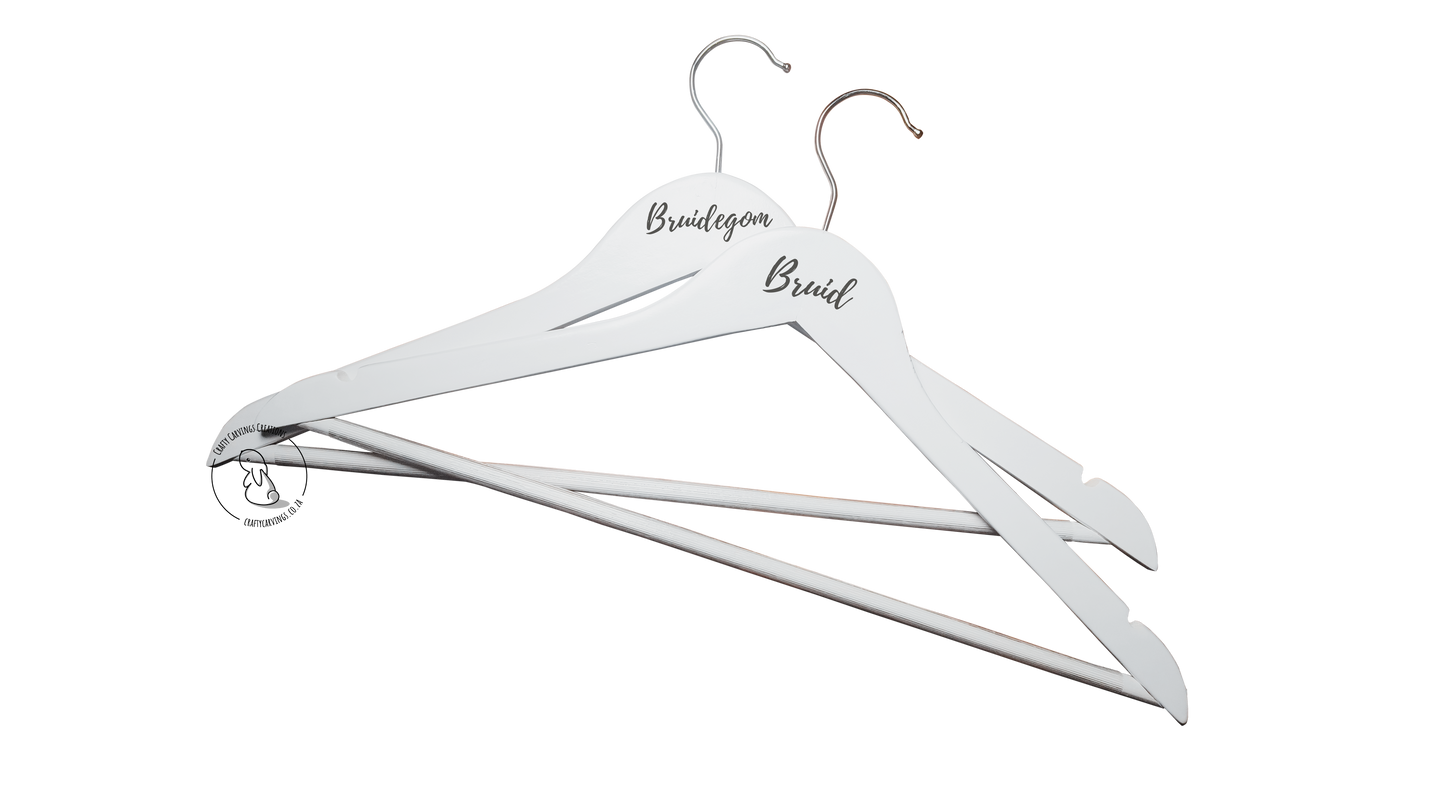 Standard Wooden Wedding Hangers