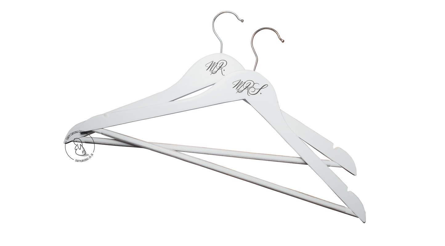 Standard Wooden Wedding Hangers