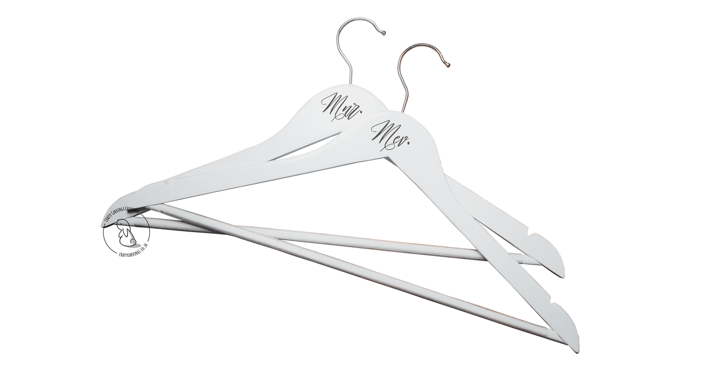Standard Wooden Wedding Hangers